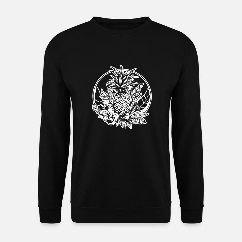 Ananas - Unisex Pullover - Schwarz