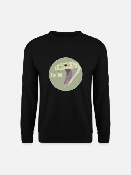I am OK - Unisex Sweatshirt - black