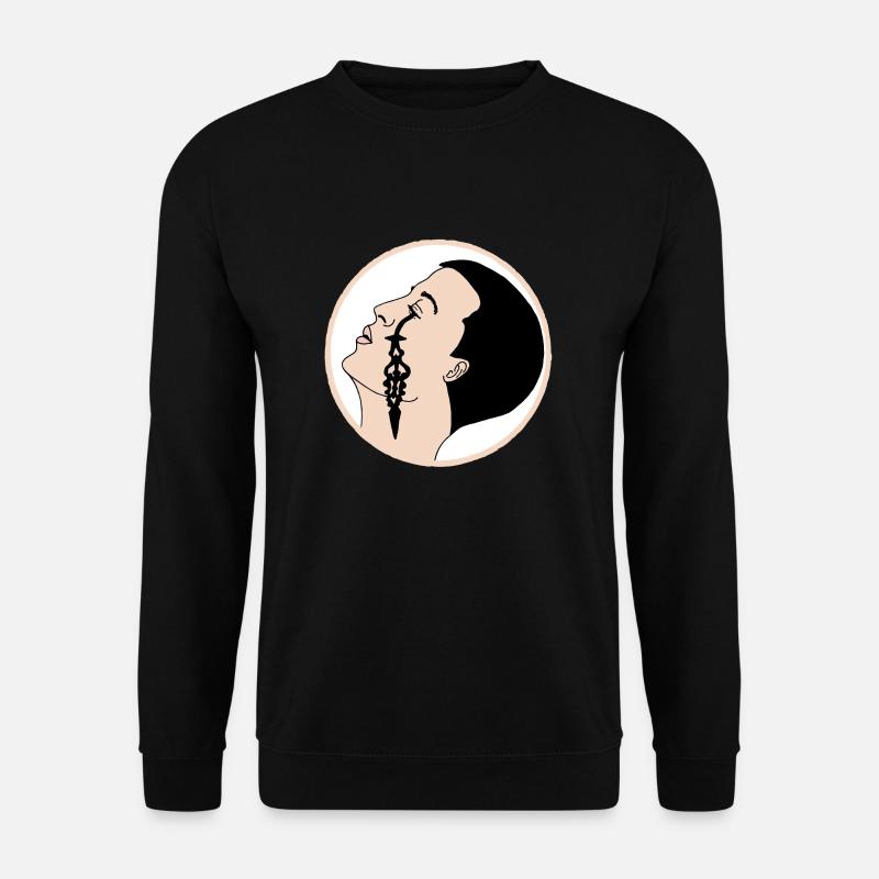 Träne der Zeit - Unisex Pullover - Schwarz