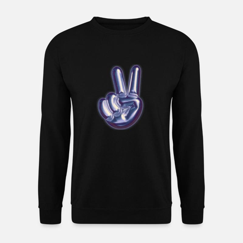 Chrome Peace - Unisex Pullover - Schwarz