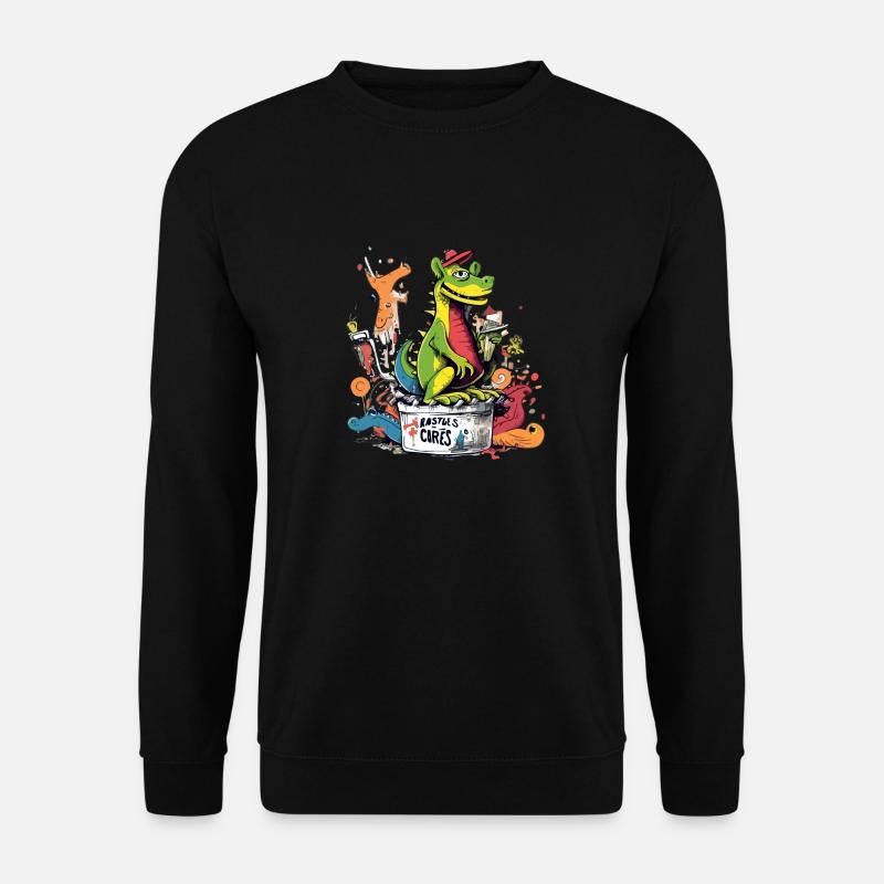 Zigotin the alligator - Unisex Sweatshirt - black