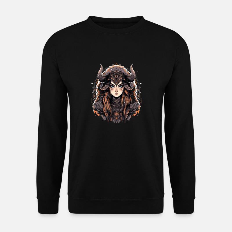 Ilvy - Viking Valkyr Shieldmaiden - Unisex Sweatshirt - black