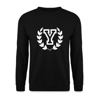 Letter y sport - Unisex Sweatshirt - black - Front - Alina (178cm) & Michal (187cm)