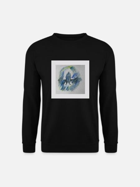 mensch allein - Unisex Pullover - Schwarz