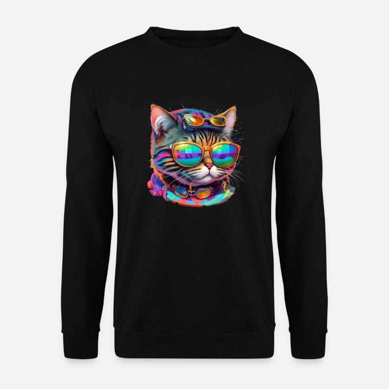 Die coolste Katze der Welt - Unisex Pullover - Schwarz