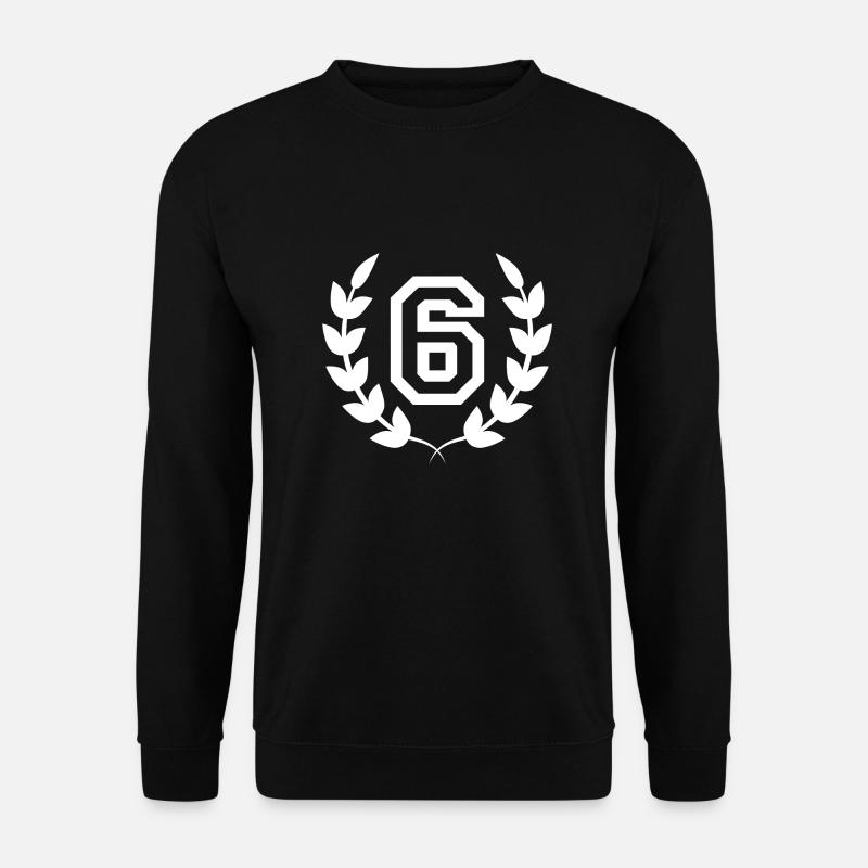 Geschenkidee zum 6. Geburtstag 6 Jahre - Unisex Pullover - Schwarz