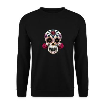 Dia de los Muertos - Sweat-shirt Unisexe - noir - Devant - Alina (178cm) & Michal (187cm)