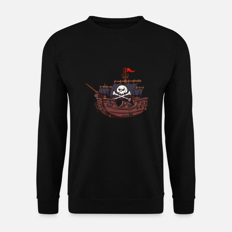Piratenschiff - Unisex Pullover - Schwarz