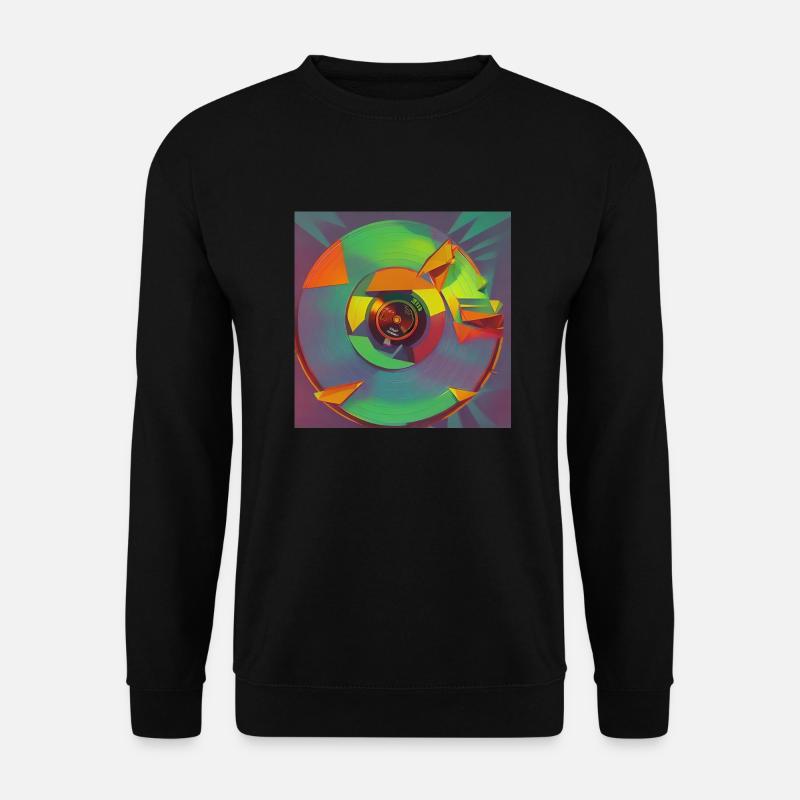 Vinyl-Schallplatte - Unisex Pullover - Schwarz