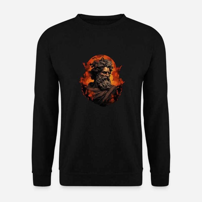 Antiker Philosoph - Unisex Pullover - Schwarz