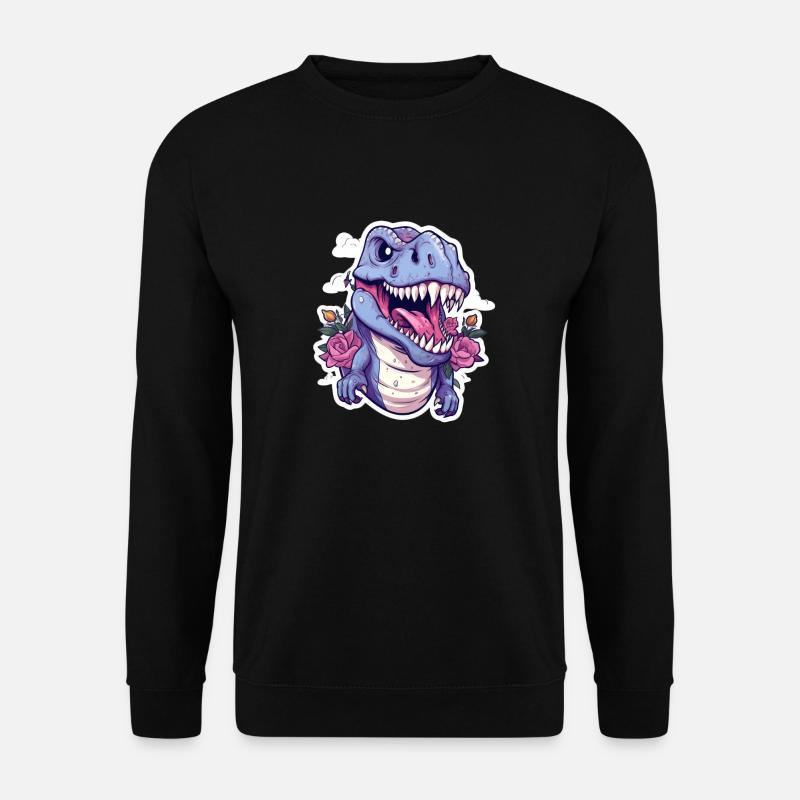 T Rex Dinosaurier - Unisex Pullover - Schwarz