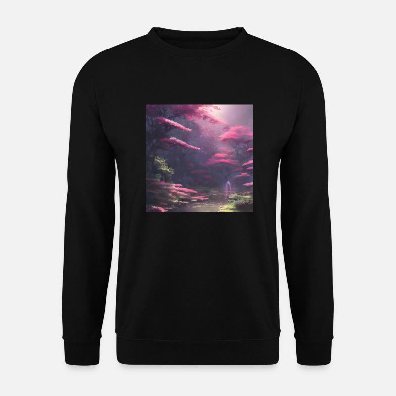 Cherry Blossom - Unisex Pullover - Schwarz