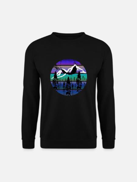 Bat in cool evening mood - Unisex Sweatshirt - black