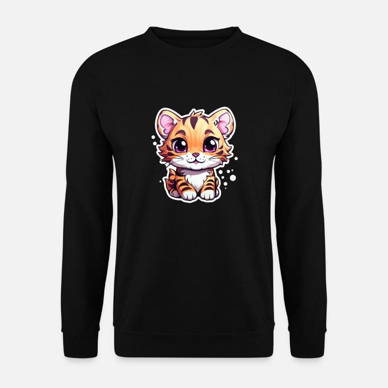 TIger Baby - Unisex Pullover - Schwarz
