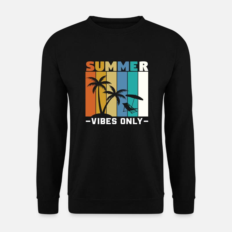 Summer Vibes Only - Unisex Pullover - Schwarz