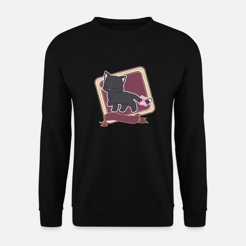 Katze - Unisex Pullover - Schwarz