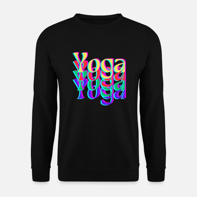 Yoga Spread - Unisex Pullover - Schwarz