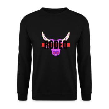 RODÉO - Sweat-shirt Unisexe - noir - Devant - Alina (178cm) & Michal (187cm)