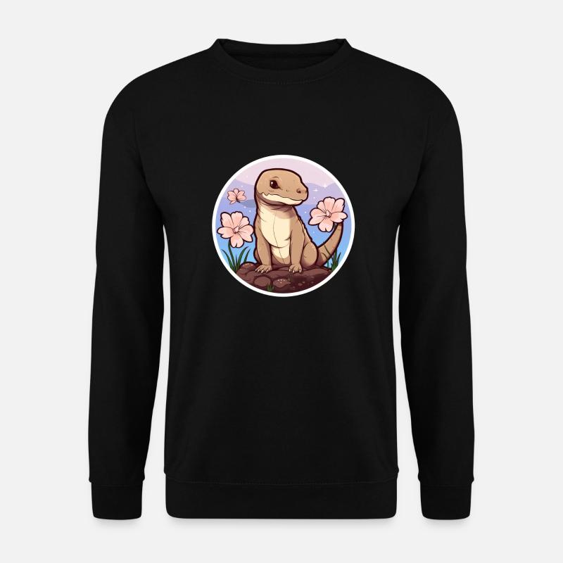 Komodowarane Kawaii - Unisex Pullover - Schwarz