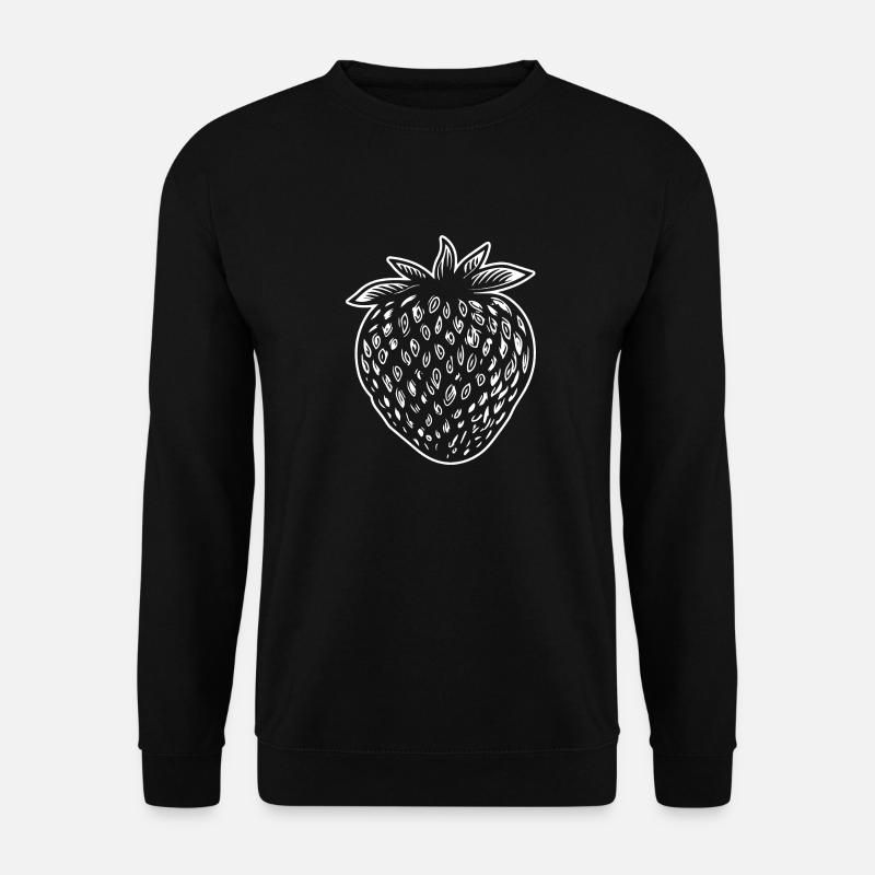 Strawberry Fruit Fruit - Unisex Sweatshirt - black