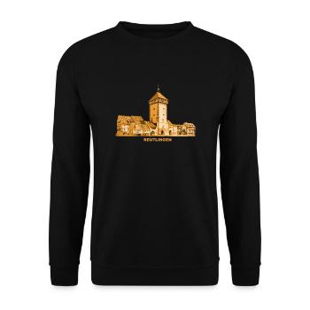 Reutlingen Tübinger Tor Baden-Württemberg - Sweat-shirt Unisexe - noir - Devant - Alina (178cm) & Michal (187cm)