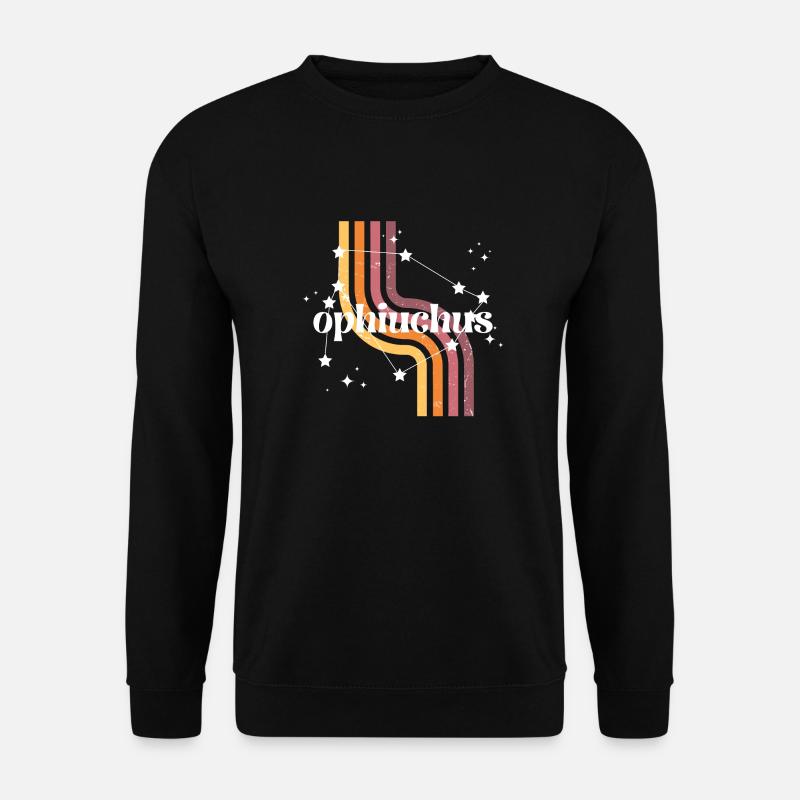 Ophiuchus Retro-Horoskop - Unisex Pullover - Schwarz