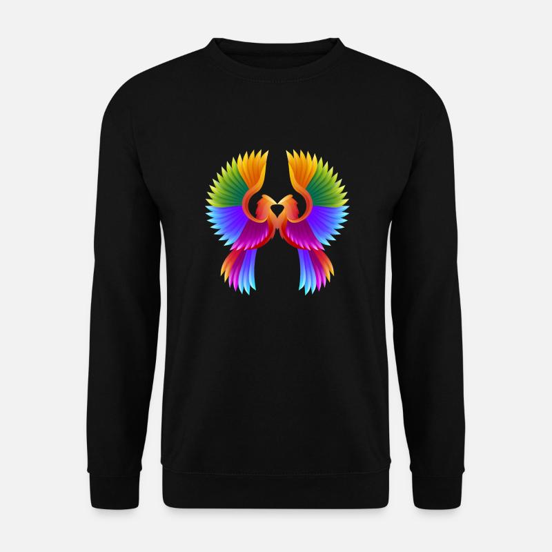 Phönix der Herzen - Unisex Pullover - Schwarz