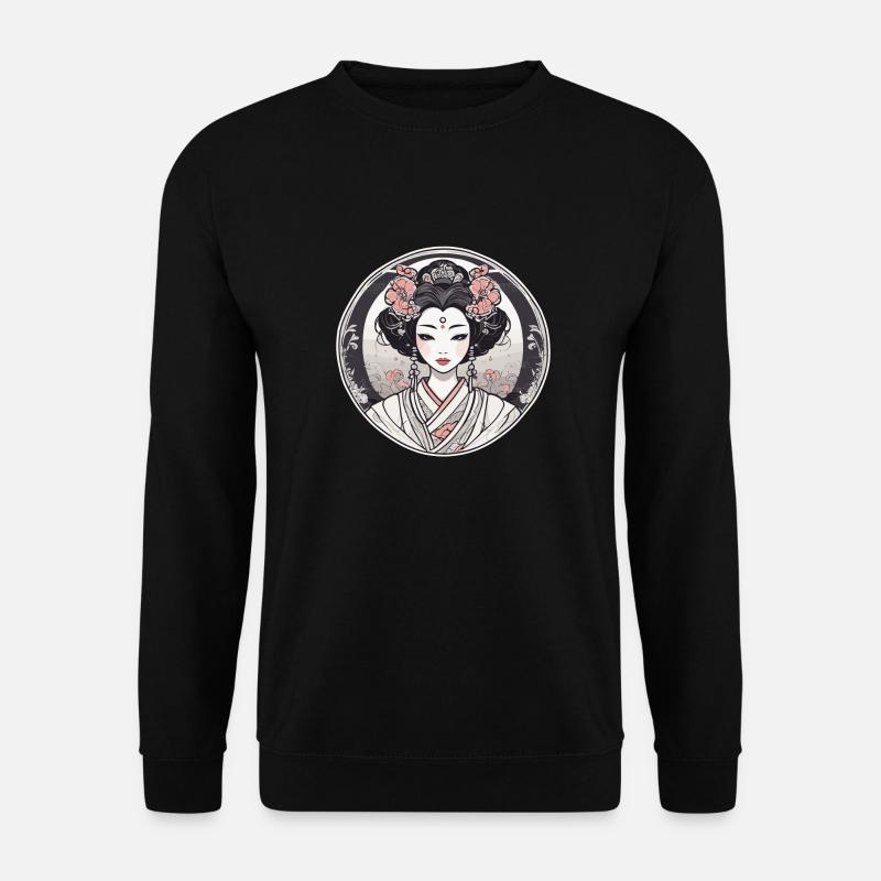 Geisha - Unisex Pullover - Schwarz