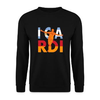 Mauro Icardi Argentine Jaune Rouge - Sweat-shirt Unisexe - noir - Devant - Alina (178cm) & Michal (187cm)