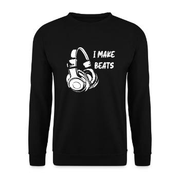 Funny Saying Funny Humor Gift Idea - Unisex Sweatshirt - black - Front - Alina (178cm) & Michal (187cm)