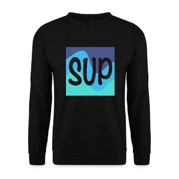 SUP Stand Up Paddling - Unisex Pullover - Schwarz - Vorne - Alina (178cm) & Michal (187cm)