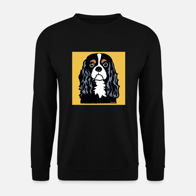 Cavalier King Charles Spaniel Doodle - Unisex Pullover - Schwarz
