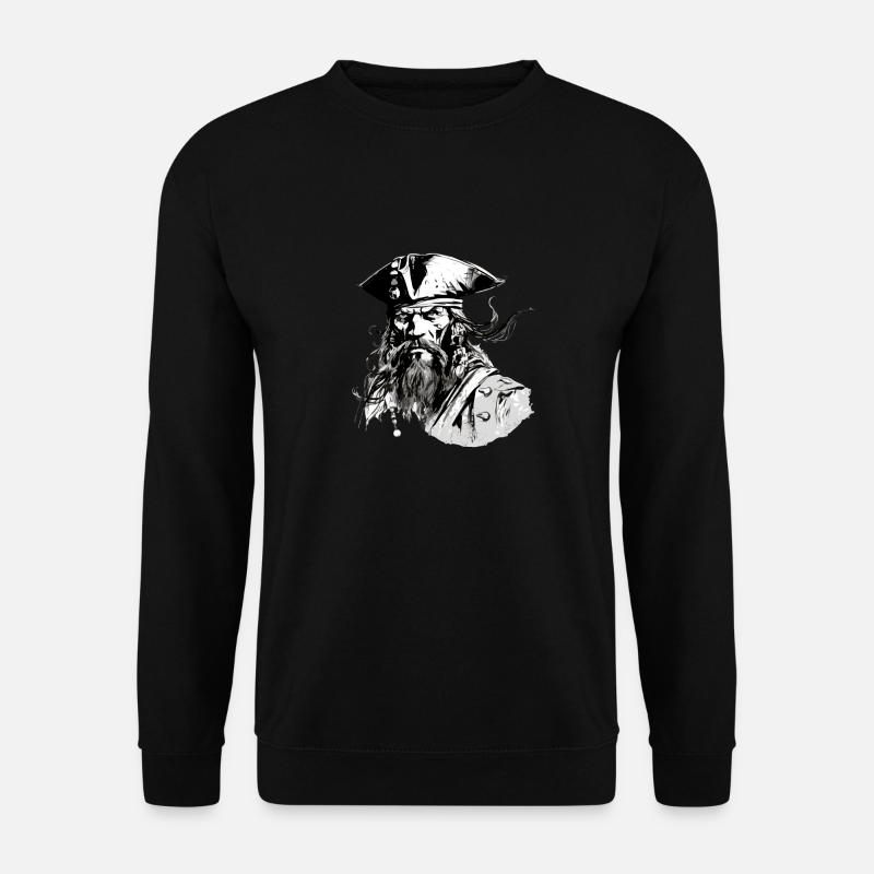 Jack der Pirat - Unisex Pullover - Schwarz