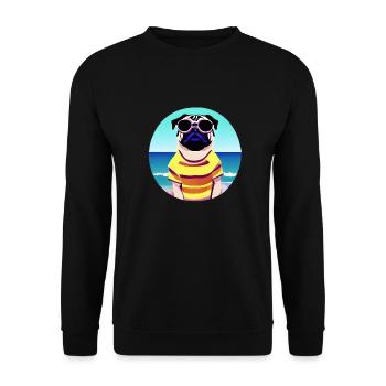 Dog Owners Bulldog Dogs Dog Dog Owners - Unisex Sweatshirt - black - Front - Alina (178cm) & Michal (187cm)