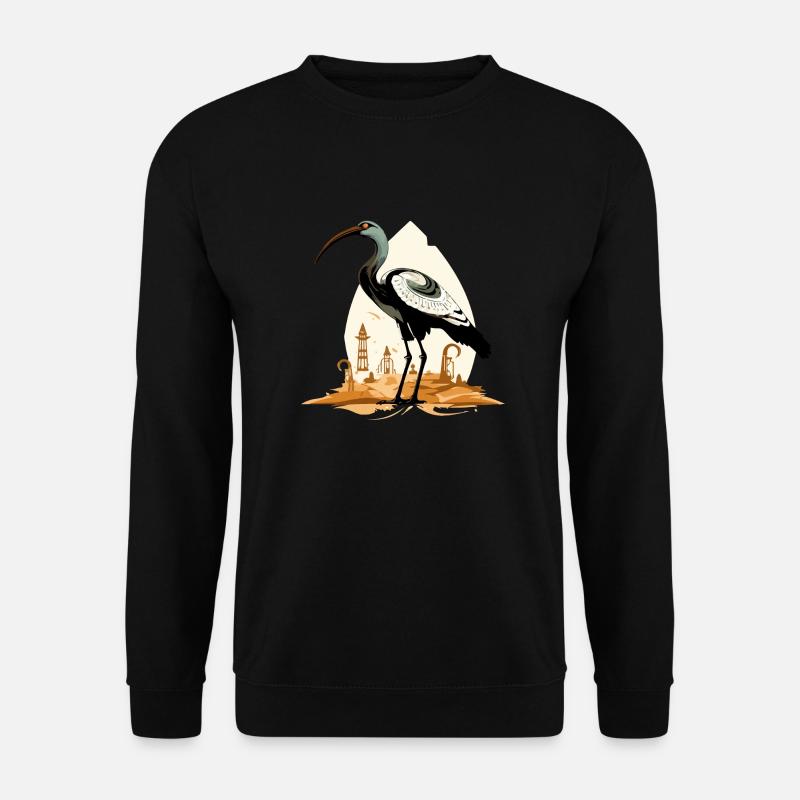 Mik The Egyptian ibis - Unisex Sweatshirt - black