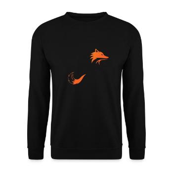 Fuchs - Unisex Pullover - Schwarz - Vorne - Alina (178cm) & Michal (187cm)