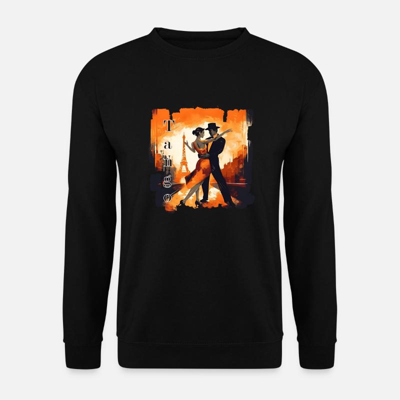 Le tango est souvent dansé dans les milongas - Sweat-shirt Unisexe - noir
