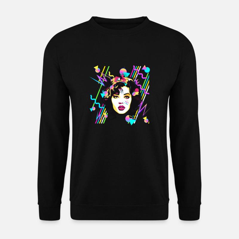 Neon Graffiti Flashback - Unisex Sweatshirt - black