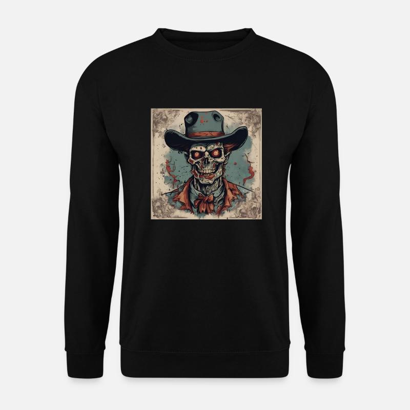 Zombie Cowboy - Unisex Pullover - Schwarz