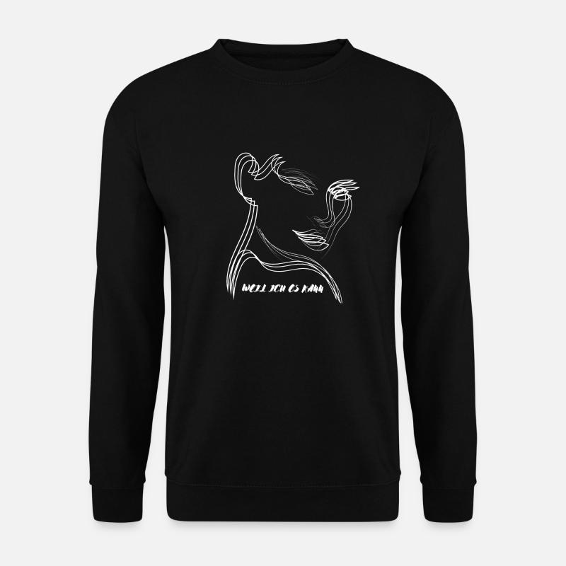 PARCE QUE JE PEUX - Élégance intemporelle - Sweat-shirt Unisexe - noir