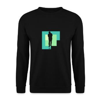 Golf Balle de Golf Golf Golf Club - Sweat-shirt Unisexe - noir - Devant - Alina (178cm) & Michal (187cm)