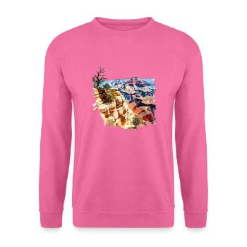 Le Grand Canyon - Sweat-shirt Unisexe - rose - Devant