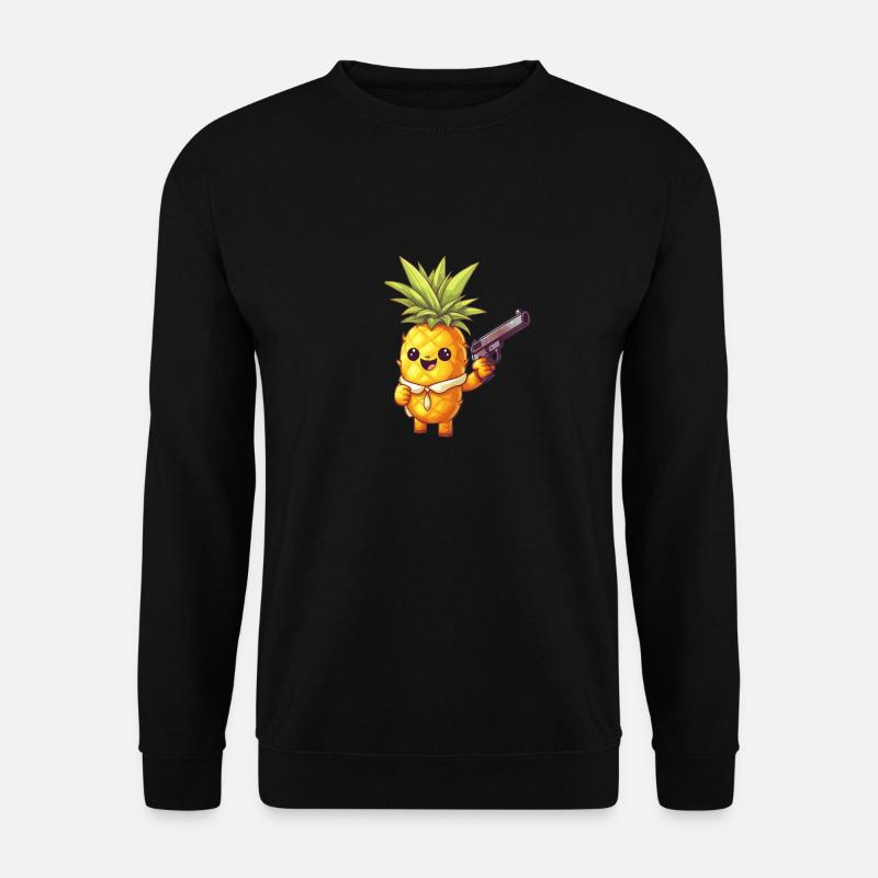Aggressive pineapple - Unisex Sweatshirt - black