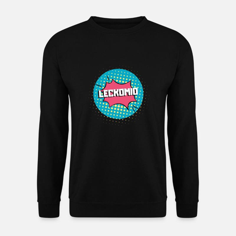 LECKOMIO - Unisex Pullover - Schwarz