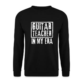 Guitar Teacher In My Era - Sweat-shirt Unisexe - noir - Devant - Alina (178cm) & Michal (187cm)