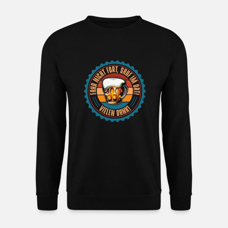 Bier - Unisex Pullover - Schwarz