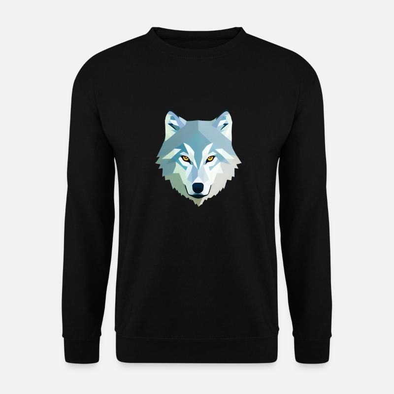 Wolf - Unisex Sweatshirt - black