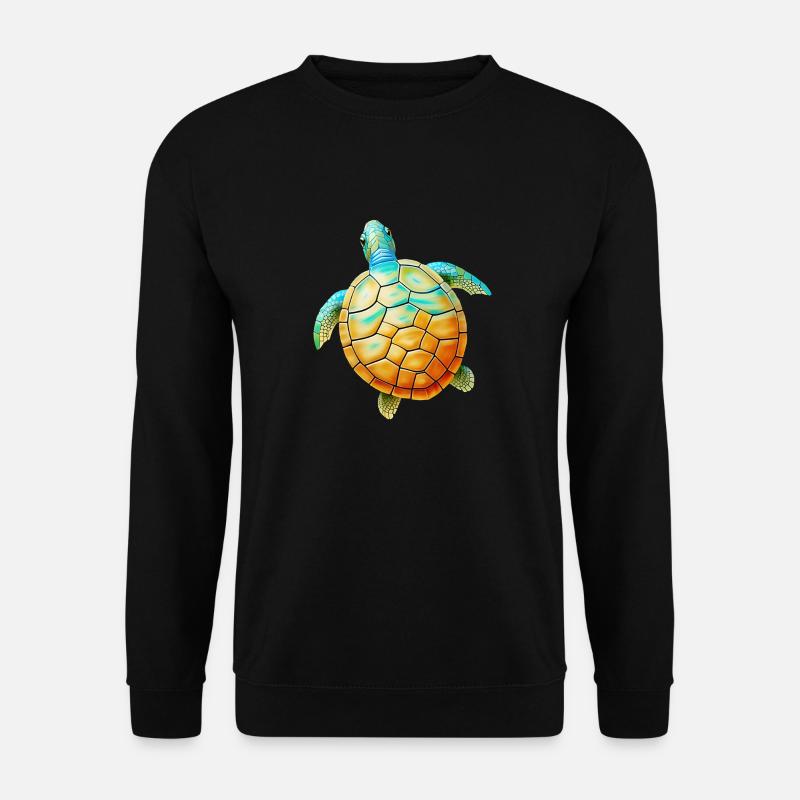 Schildkröte - Unisex Pullover - Schwarz