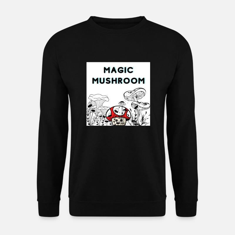 Magic Mushroom - Unisex Pullover - Schwarz