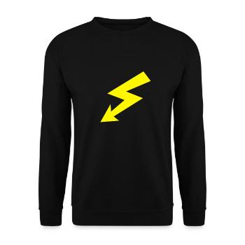 LOGO SCORPLUS jaune - Sweat-shirt Unisexe - noir - Devant - Alina (178cm) & Michal (187cm)